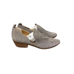 Gray Suede Women's Ankle Boots